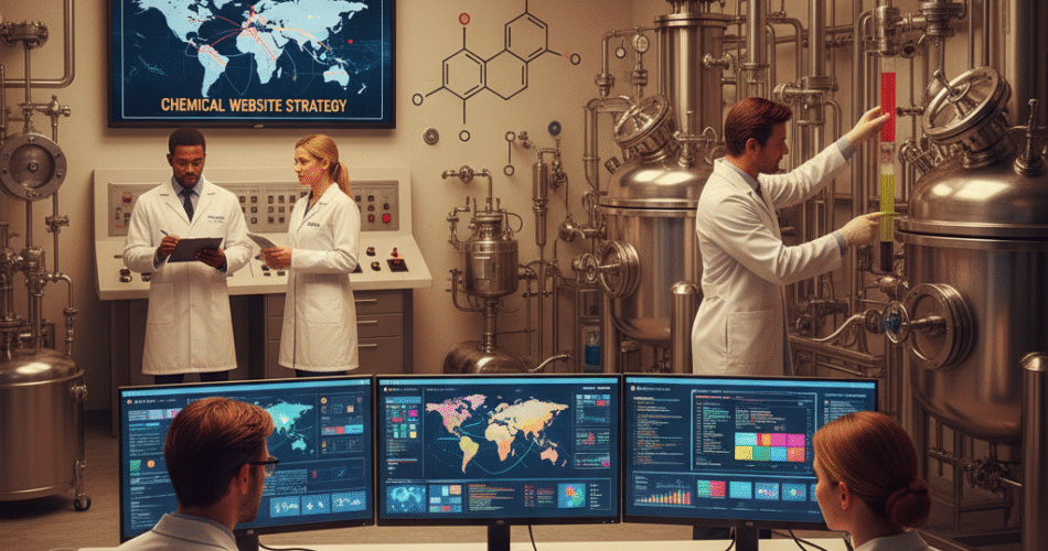 Site para indústria química